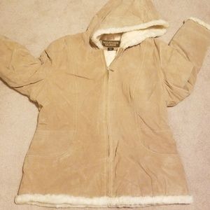 Genuine leather coat